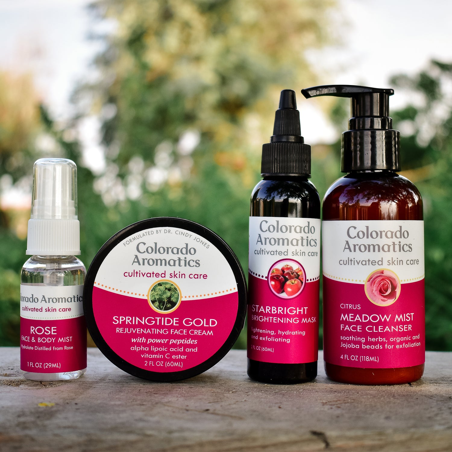 Colorado Aromatics face care products