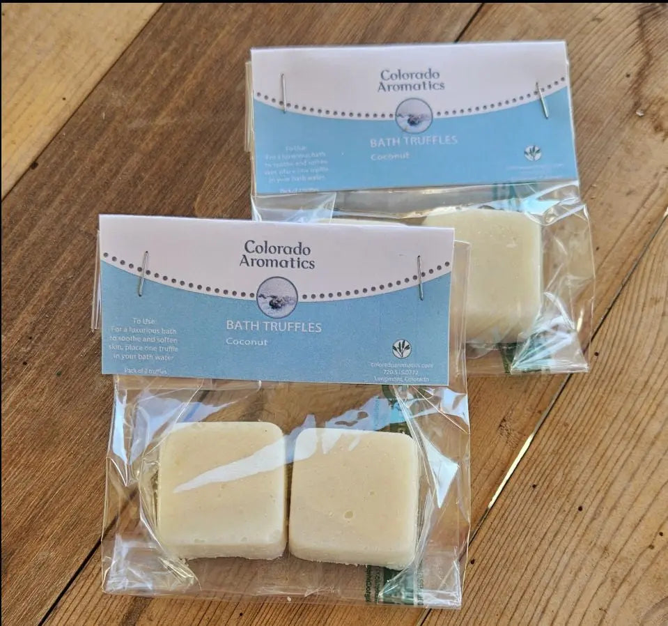 Fizzing Bath Truffles Colorado Aromatics